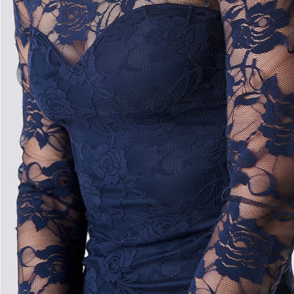 mini floral blue dress size 1/2 from jump apparel